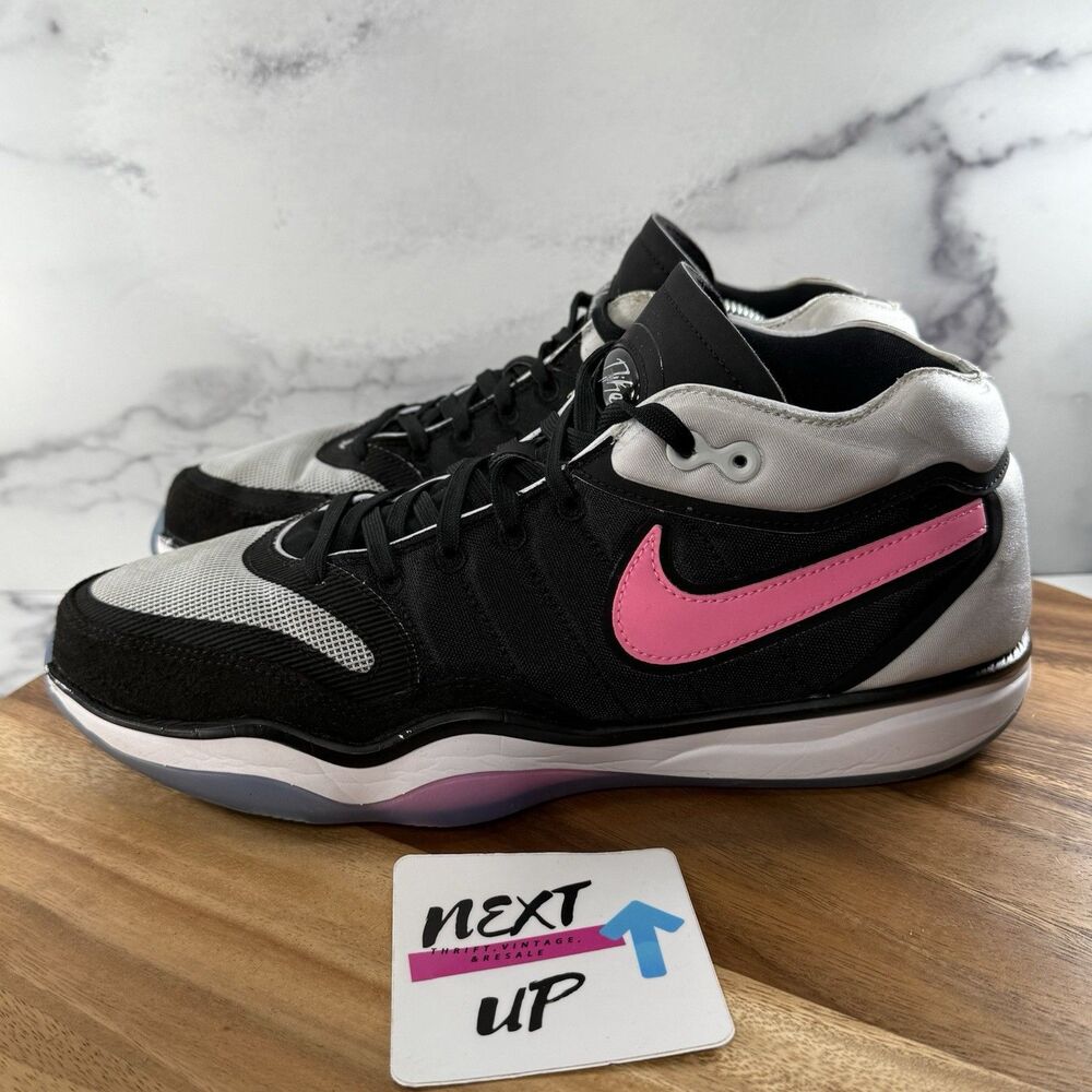 Mens Size 11-Nike GT Hustle 2 Shoes Black Pink Basketball Sneaker DJ9405-004 nby